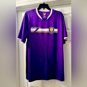 MLS Orlando city soccer pull over X large polo